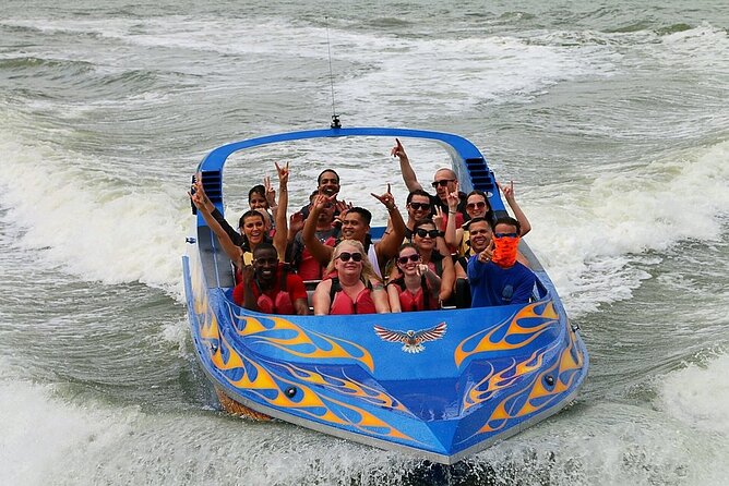 Galveston Suntime Jet Boat Thrill Ride - From Pier 21 to the open water