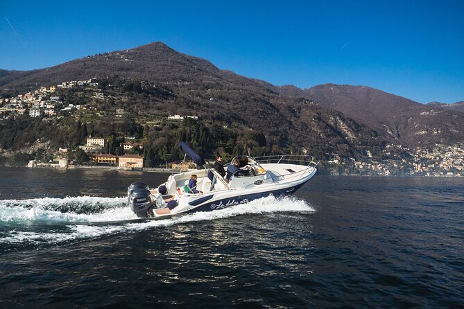 Glamour tour (3 H) speed boat stop in Bellagio - Comacina Island and its quiet bay