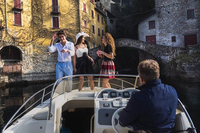 Glamour tour (3 H) speed boat stop in Bellagio - Captain Frank and the practical details