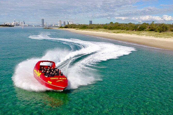 Gold Coast Helicopter 10 min Flight and Jet Boat Ride - The wet-to-dry problem