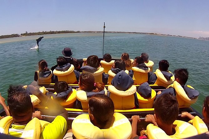 Gold Coast Jet Boat Adventure – 1-Hour Thrill Ride - The Gold Coast Broadwater at Full Speed