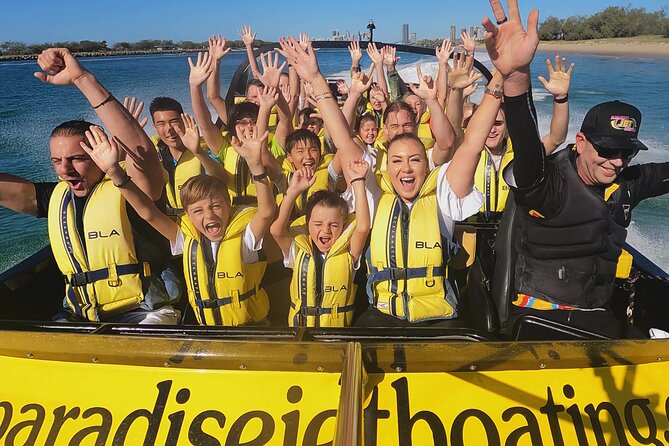 Gold Coast Jet Boat Adventure – 1-Hour Thrill Ride - The Spit and the Open-Water Rush
