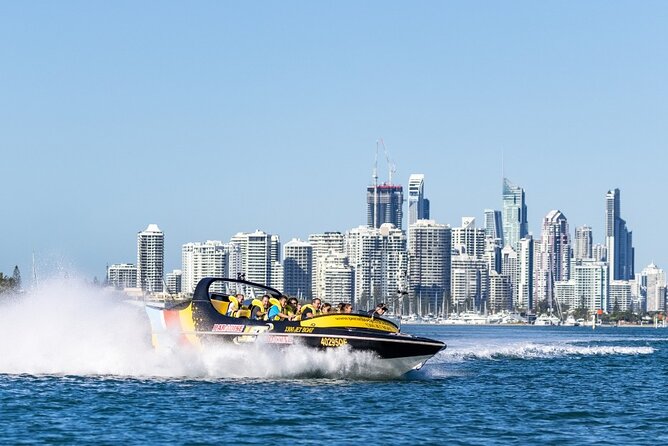Gold Coast Jet Boat Adventure – 1-Hour Thrill Ride - Sovereign Island and the Gold Coast’s Flashy Side