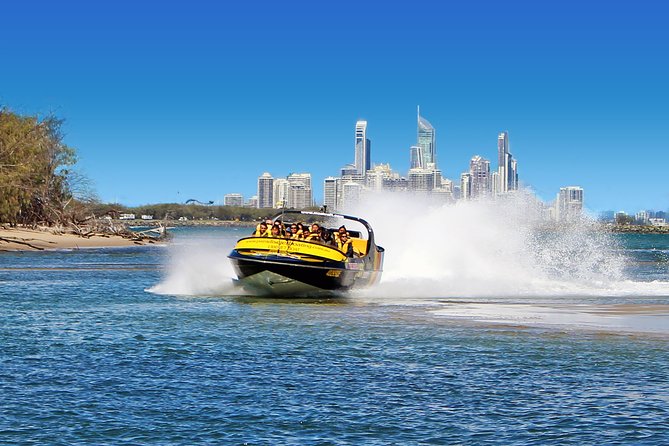 Gold Coast V8 Jet Boat Rapid Ride - Southport Seaway and the feel of open water