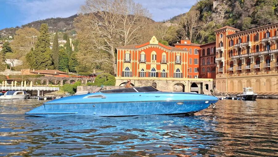 Grand Tour, on luxury speedboat at Lake Como - Cruising past Como, Laglio, and the western shore