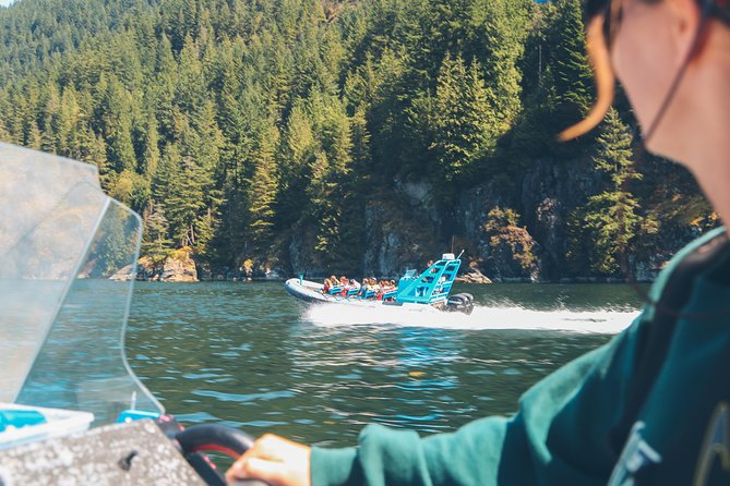 Granite Falls Zodiac Tour by Vancouver Water Adventures - Lion’s Gate Bridge and Vancouver Harbour add useful context