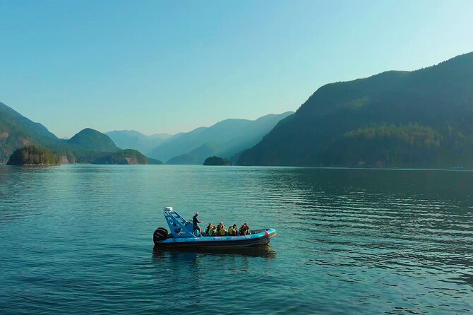 Granite Falls Zodiac Tour by Vancouver Water Adventures - Siwash Rock makes the first strong photo stop