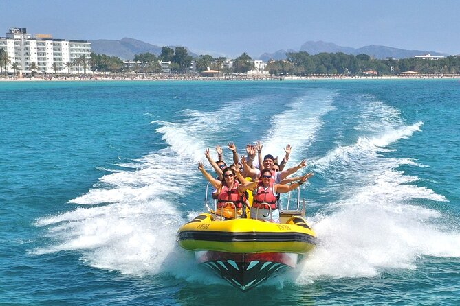 High-Speed Speedboat Adventure in the Bay of Alcudia - Crossing toward Coll Baix and Cape Pinar