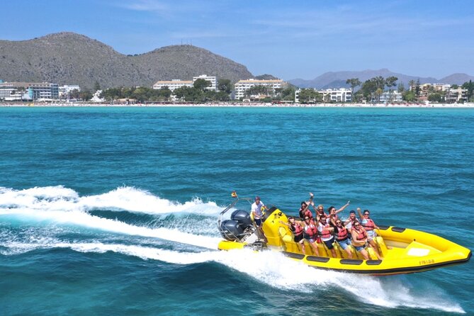High-Speed Speedboat Adventure in the Bay of Alcudia - Swimming and snorkeling in Coll Baix