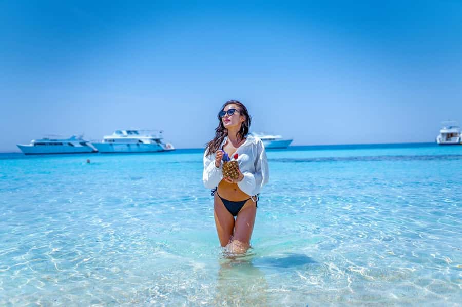 Hurghada: Giftun Island Orange Bay Speedboat Cruise & Lunch - Key points to know before you book