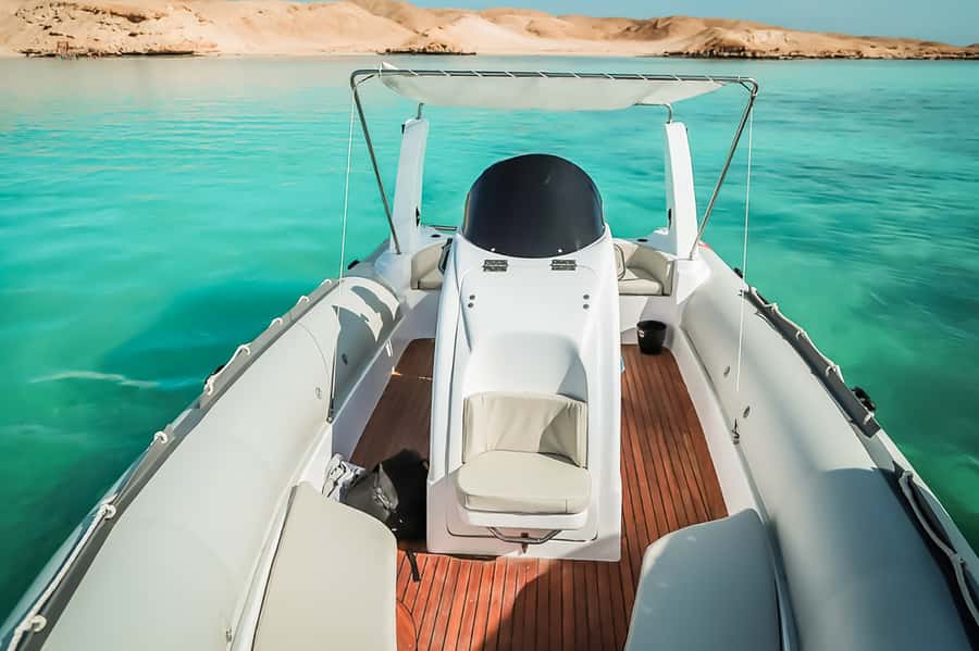 Hurghada: Orange Bay & Magawish Island Speedboat with Lunch - Magawish Island and lunch by the water