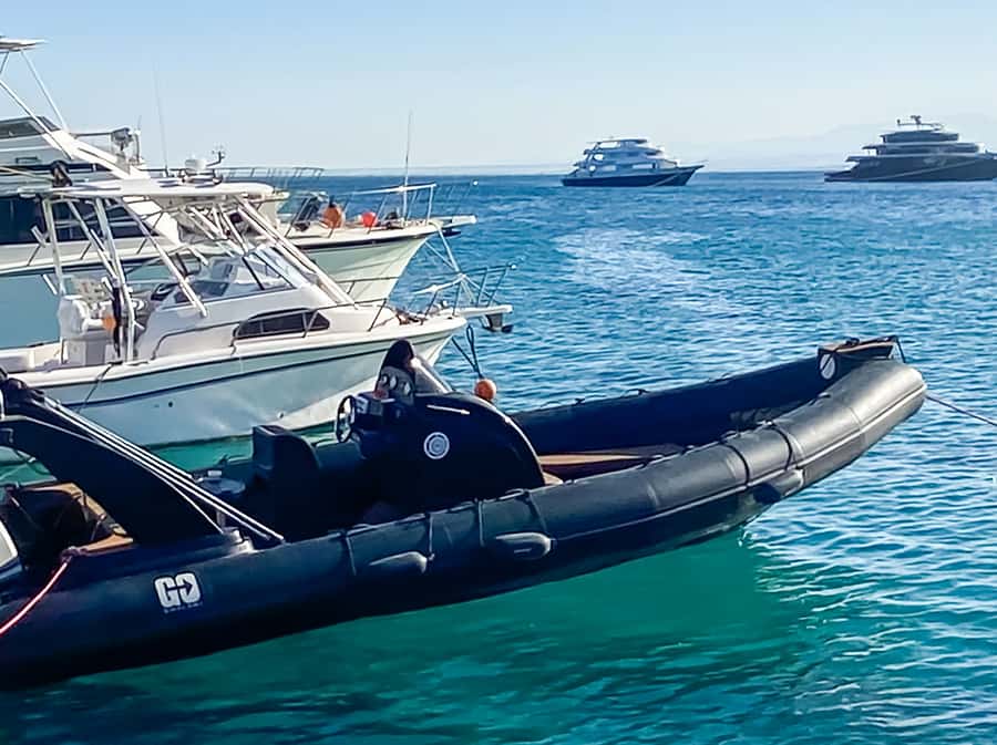 Hurghada: Orange Bay & Magawish Island Speedboat with Lunch - Orange Bay before the crowds arrive