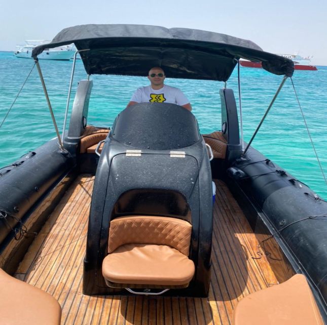 Hurghada: Safari ATV Quad & Speedboat to Orange bay island - Desert clothing, eye protection, and the cash issue
