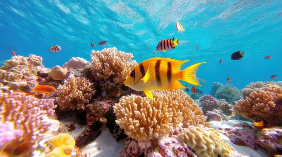 Hurghada: Speedboat Dolphin Watching & Snorkeling with Lunch - The island stop may be a sandbank