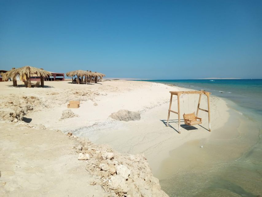Hurghada : Sunset & Barbecue at Magawish Island By Speedboat - Forty-five minutes of snorkeling around the island