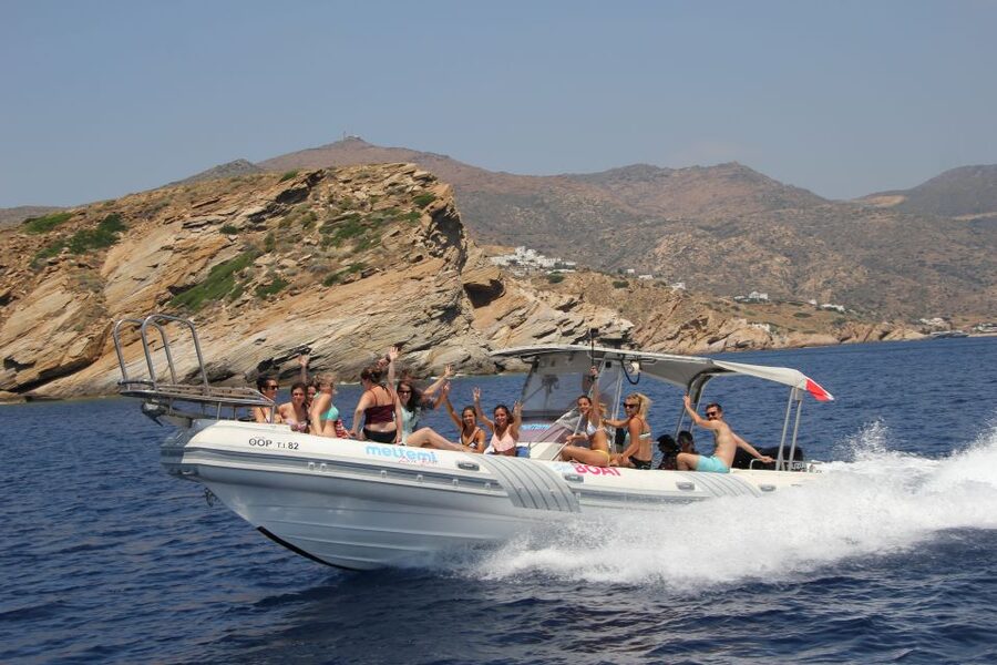 Ios Island: Speedboat Cruise from Mylopotas Beach - Key points before you book
