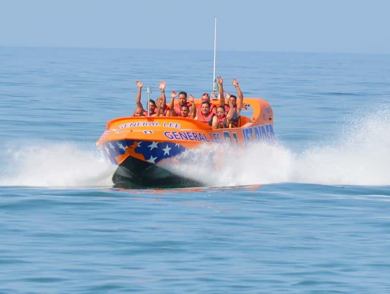 Jet Boat Experience in Vilamoura - Getting wet is part of the deal