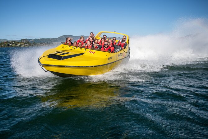 Katoa Jet Boat tour on Lake Rotorua - From Rotorua’s lakefront to open water