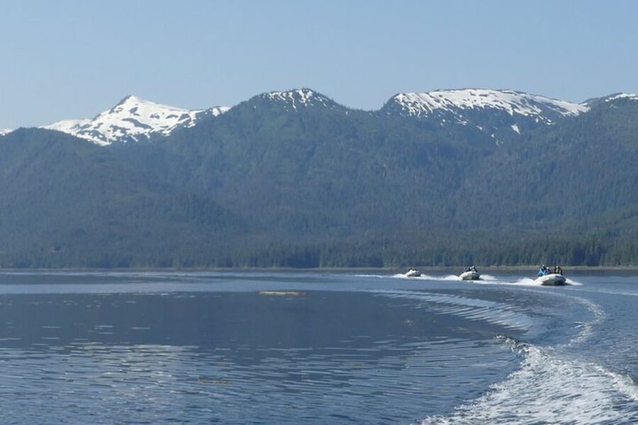 Ketchikan: Scenic Drive & George Inlet Fjords Zodiac Cruise - George Inlet Fjords, granite cliffs, and Mahoney Falls