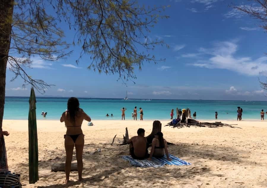 Khao Lak: Phi Phi & Bamboo Island Day Trip by Speedboat - Bamboo Island brings the postcard beach
