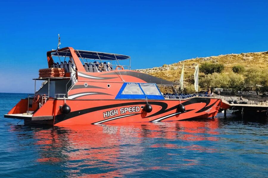 Kiotari, Lardos, Lindos: High Speed Boat Trip to Rhodes Town - The 90-minute coastal crossing
