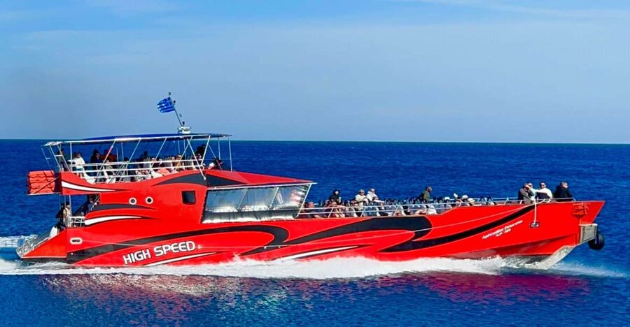 Kiotari, Lardos, Lindos: High Speed Boat Trip to Rhodes Town - Elli Beach and the Aquarium of Rhodes