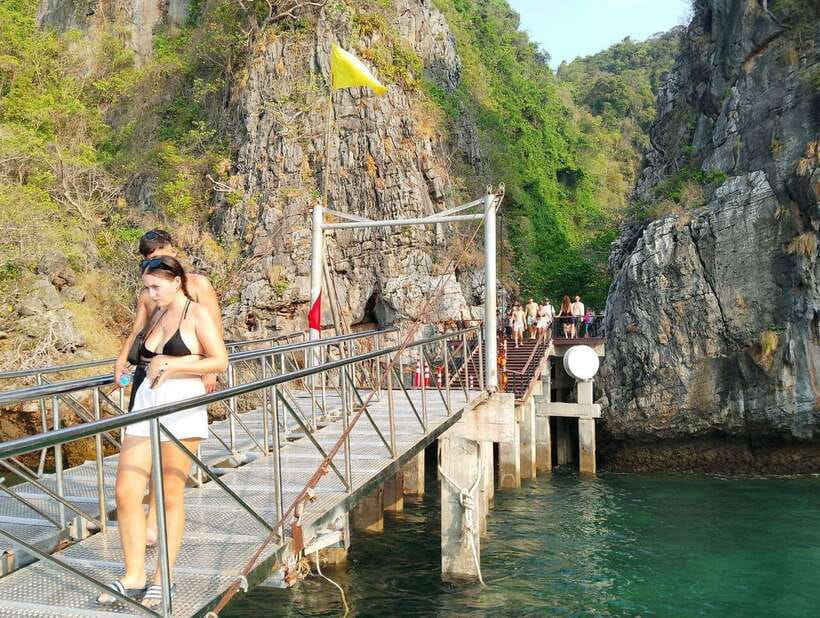 Koh Lanta: Tin's Speedboat Odyssey to Bamboo Island & Beyond - Monkey Bay from the boat