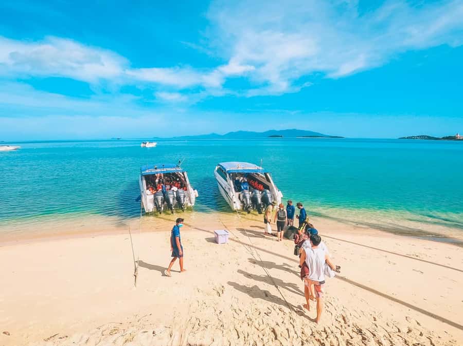 Koh Samui: Angthong Marine Park Snorkeling Tour by Speedboat - The ride to Wao Island
