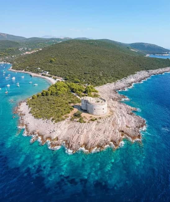 Kotor: Blue Cave and Lady of the Rocks Speedboat Tour - Mamula Island and its fortress-prison past