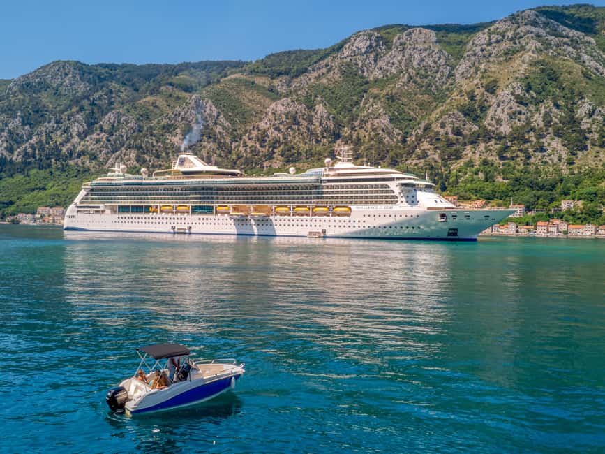 Kotor: Blue cave speedboat tour for a lifetime memories - The ride past Kotor, Perast, and the bay