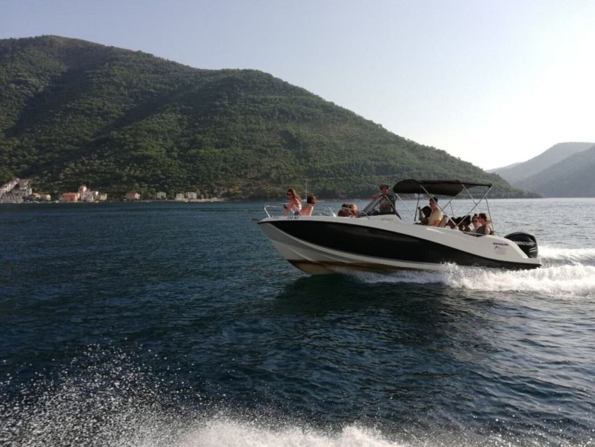 Kotor: Blue Cave, Žanjic Beach Speedboat Tour - Mamula Island and the old fortress walls