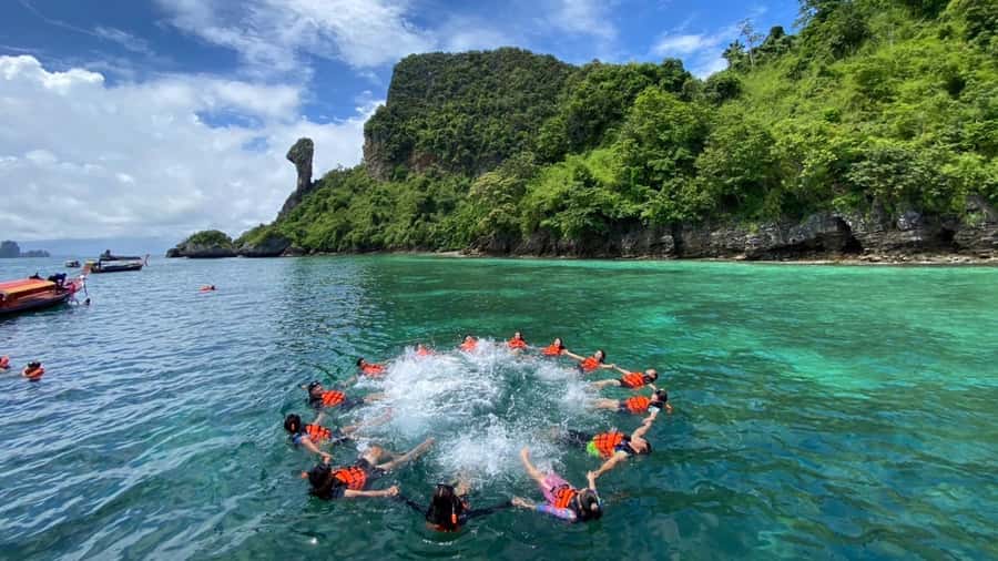 Krabi: 4 Islands Day Tour by Speedboat or Longtail Boat - Starting at Phra Nang Cave Beach