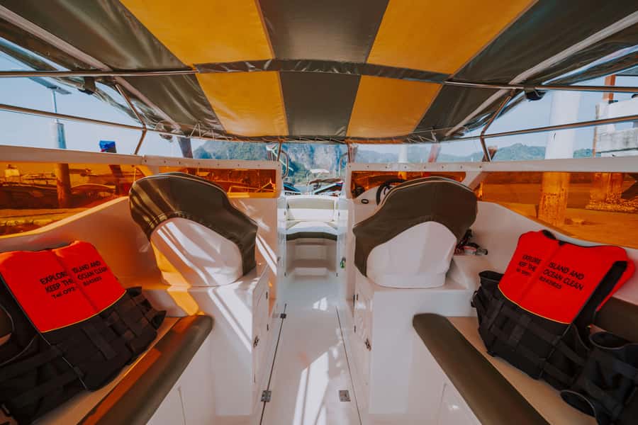 Krabi: 4 Islands Private Luxury Speed Boat Tour - Crew service and onboard comfort