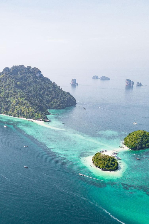 Krabi: 4 Islands & Thale Waek's Sandbar Tour By Speedboat - Chicken Island for swimming and snorkeling
