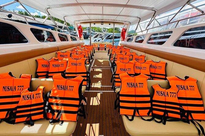 Krabi 5 Island Speedboat Tour from Phuket - Lao Lading’s small beach and cliff walls
