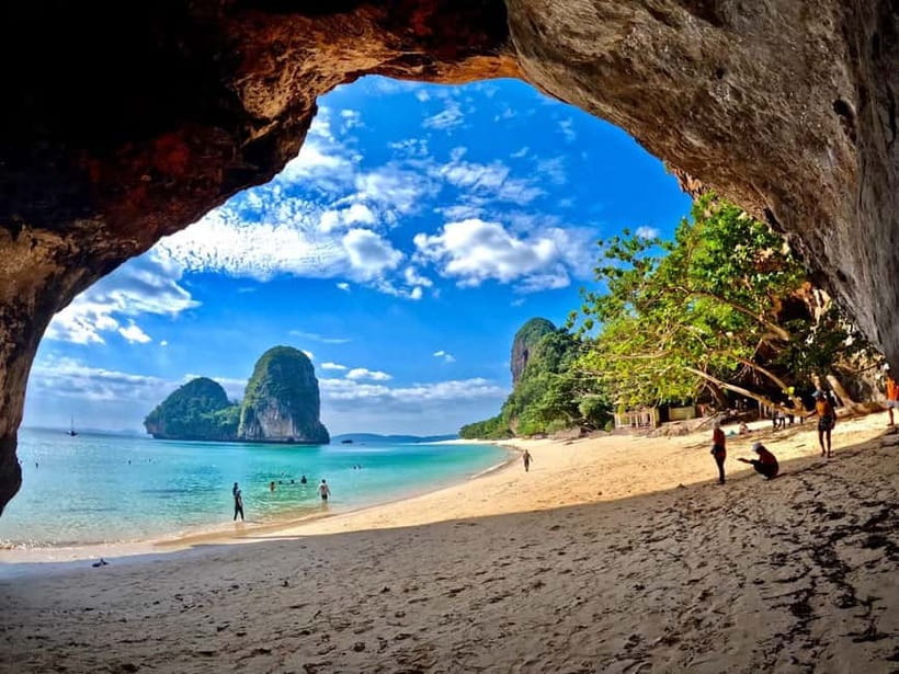 Krabi: 7 Islands Sunset Tour by Speedboat with Snorkeling - Railay and Phra Nang: Krabi’s dramatic opening