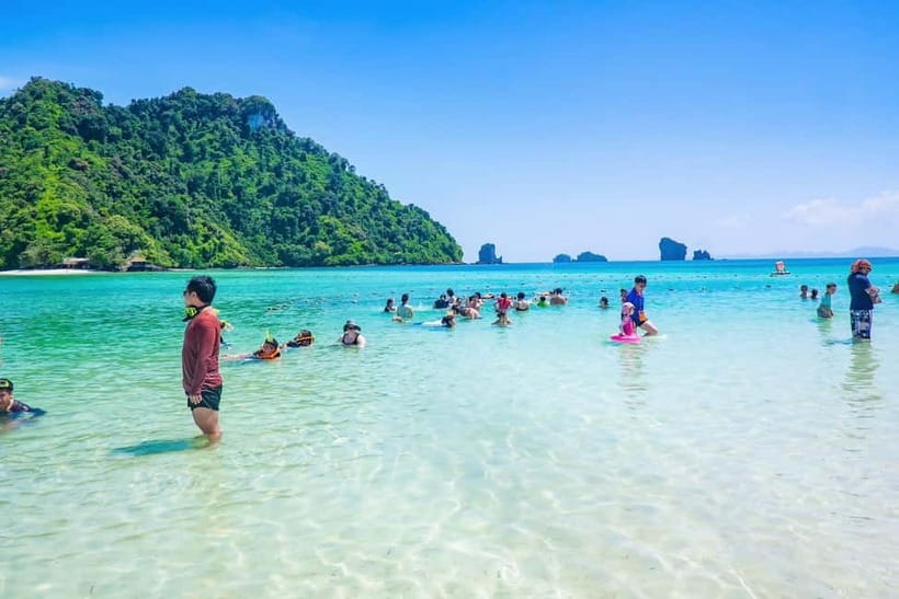 Krabi: 7 Islands Sunset Tour by Speedboat with Snorkeling - Yawasam Island: the first proper snorkeling stop