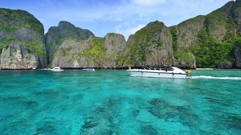 Krabi Phi Phi & Bamboo Island One Day Tour By Speed Boat - Hin Pae snorkeling puts you in open water
