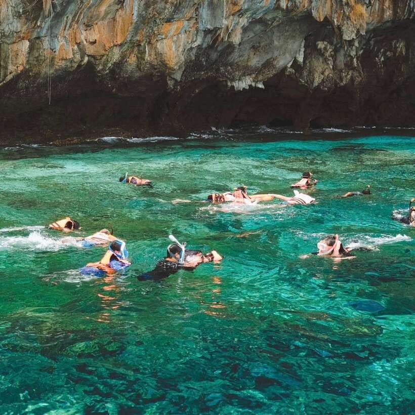 Krabi: Phi Phi Islands Speedboat Tour with Buffet Lunch - Pileh Lagoon offers the most dramatic scenery