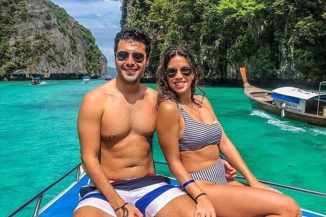 Krabi: Phi Phi, Maya Bay, Bamboo Island Speedboat Tour with Lunch - Maya Bay from Loh Samah Bay