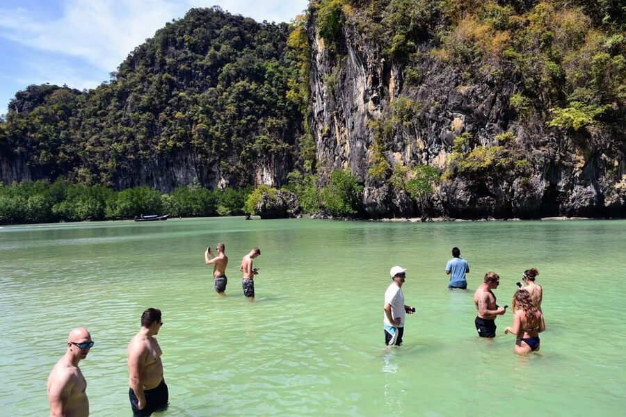 Krabi's Hong Island Speed Boat Blast with 360° Viewpoint - The 360-degree viewpoint and its 30-minute climb