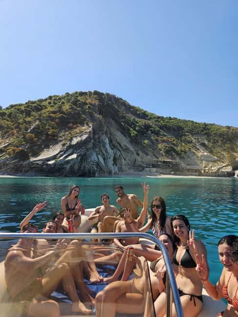 Ksamil Pigeon Cave Snorkeling free Drinks Speedboat In Group - Five Islands and the long Twin Island stop