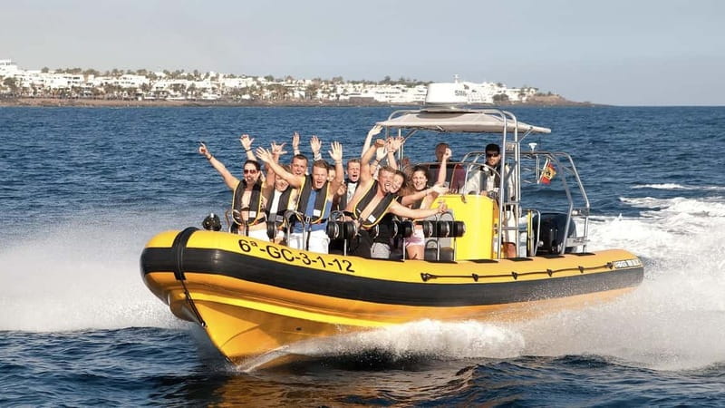 Lanzarote: Fast Blast, Super Speed Boat adventure at top speed - The departure from H2O Sports Lanzarote