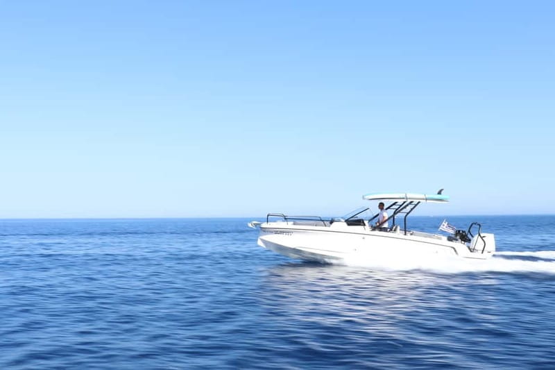 Lindos: Discover the Gems of Lindos - Private Speedboat Tour - Kleovoulos Tomb Bay and the SUP