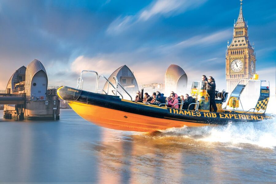 London: 70-Minute Thames Barrier Speedboat Tour - From Westminster or Embankment to the Thames