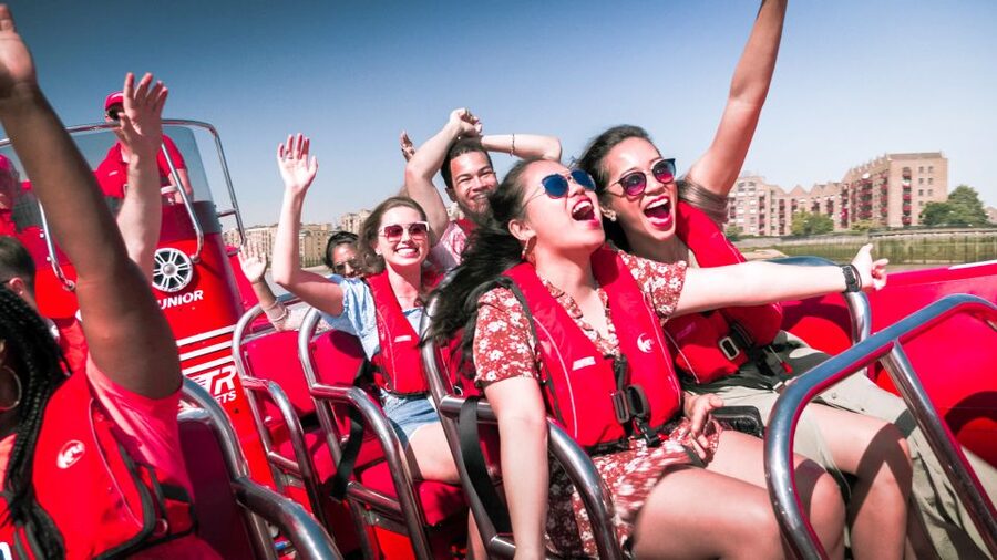 London: River Thames Speed Boat Tour - HMS Belfast, the Tower of London, and Tower Bridge