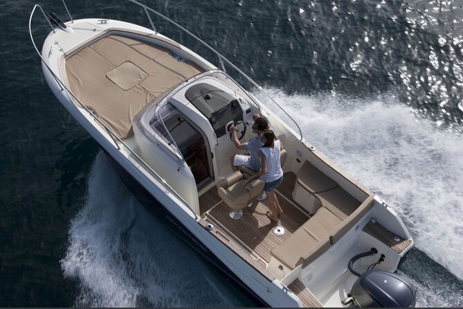 Luxury Private Speedboat Tour Islands & Blue Cave - Koločep: pine trees, citrus groves, and a gentle first stop