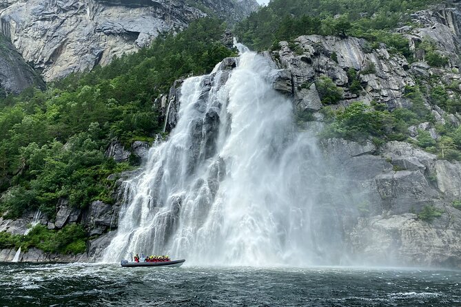 Lysefjorden & Pulpit Rock RIB-Safari from Stavanger - Racing toward Lysefjorden at 35 knots