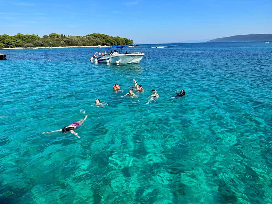 Magnific blue lagoon,speed boat towels included - Krknjaši Blue Lagoon and its emerald water