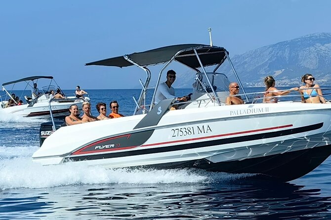 Makarska: 3 Island Speedboat Tour with Little Blue Cave & Lagoon - Žirje Beach on Brač